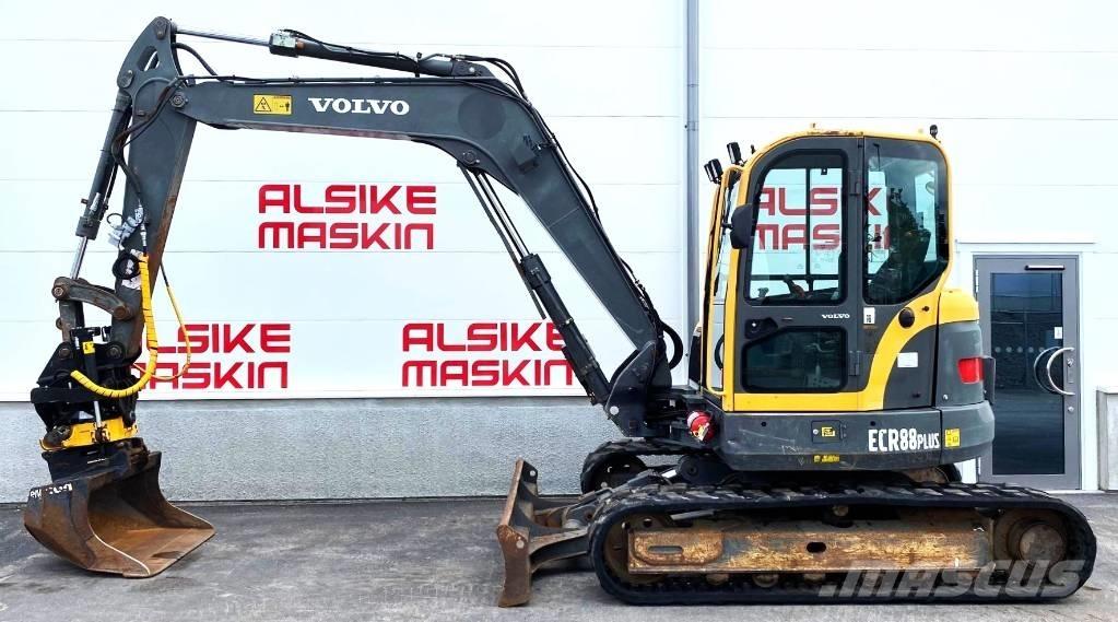Volvo ECR 88 中型挖土機/掘鑿機/挖掘機 7t-12t