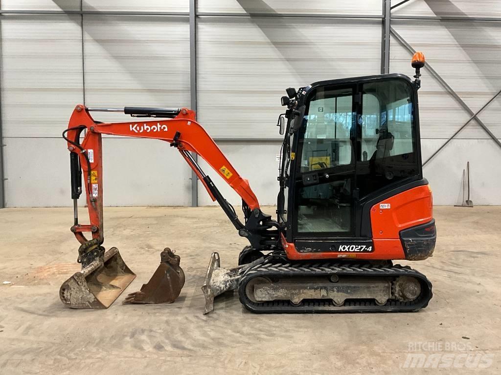 Kubota KX 027-4 小型挖土機/掘鑿機<7t(小型挖掘機)