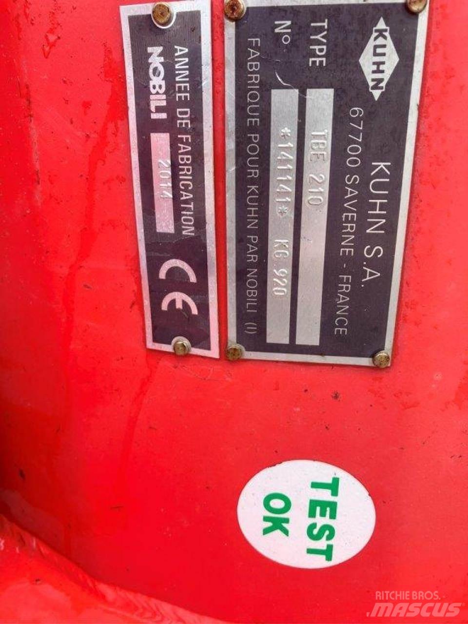 Kuhn TBE 210 莖葉去葉機