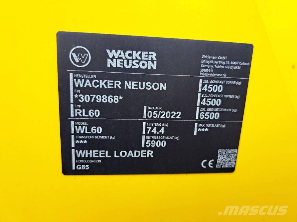 Wacker Neuson WL60 輪胎式裝載機