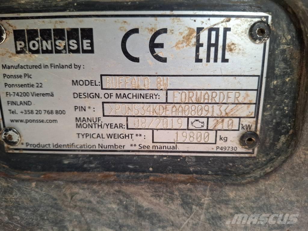 Ponsse Buffalo 8W 集運機