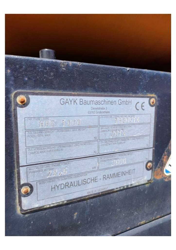 GAYK HRE1000 打樁機