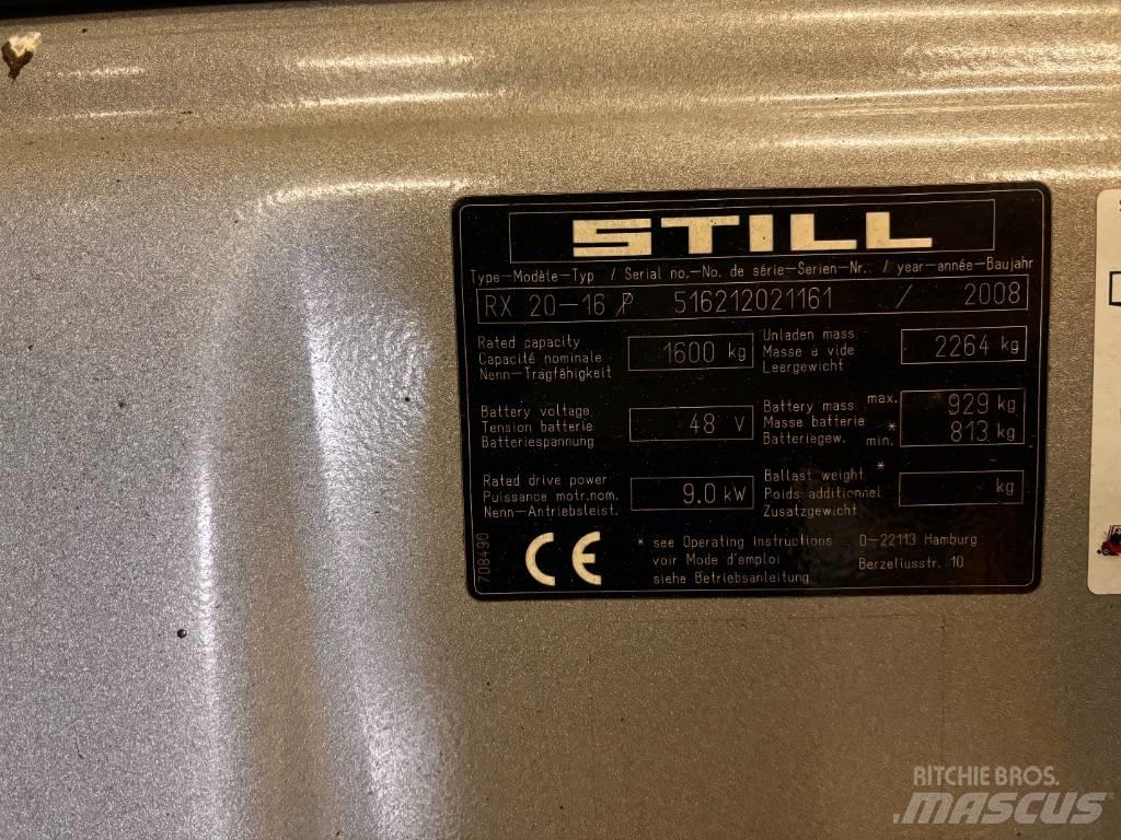 Still RX 20-16 電動堆高機