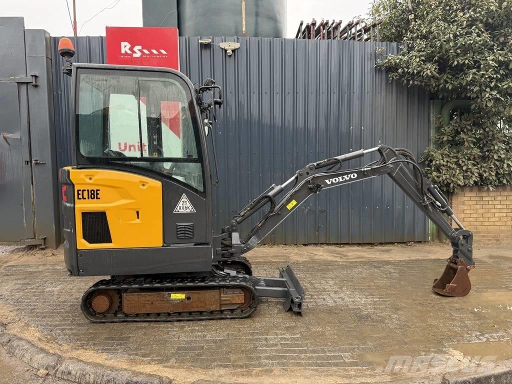 Volvo EC18E 小型挖土機/掘鑿機<7t(小型挖掘機)