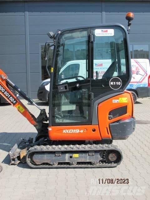 Kubota KX 019-4 小型挖土機/掘鑿機<7t(小型挖掘機)