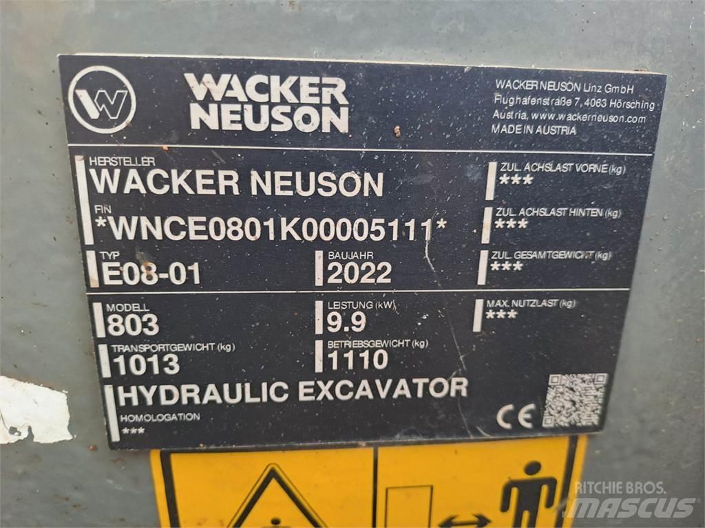 Wacker Neuson 803 履帶式 挖土機/掘鑿機/挖掘機