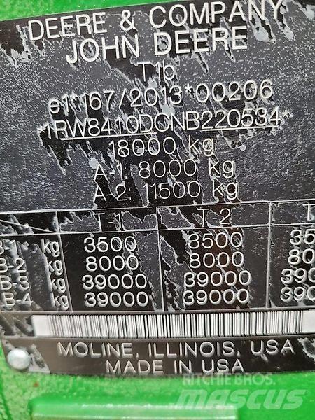 John Deere 8 R 410 曳引機