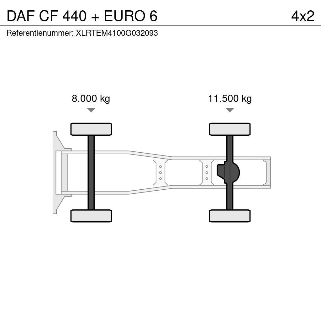 DAF CF 440 + EURO 6 曳引機組件
