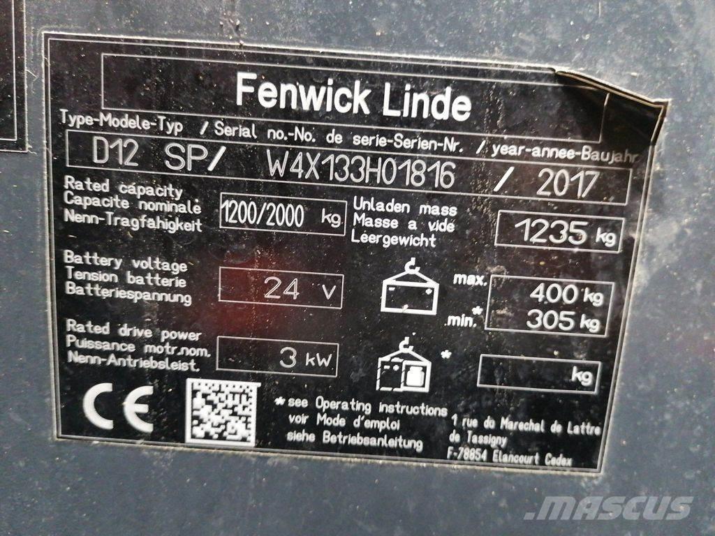 Linde D12 SP 行走控制式堆積機