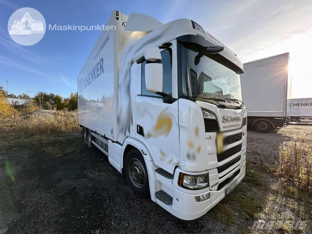 Scania R 580 貨箱式卡車