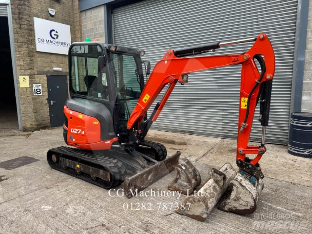 Kubota U 27-4 小型挖土機/掘鑿機<7t(小型挖掘機)