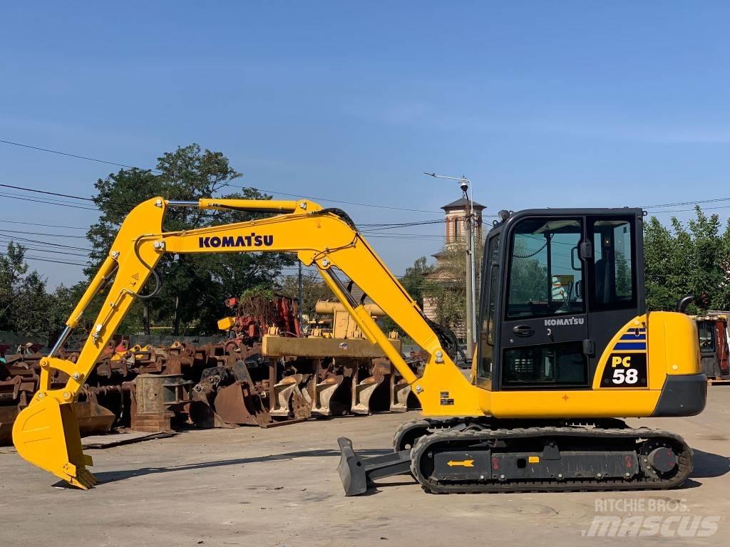 Komatsu PC58-8 小型挖土機/掘鑿機<7t(小型挖掘機)