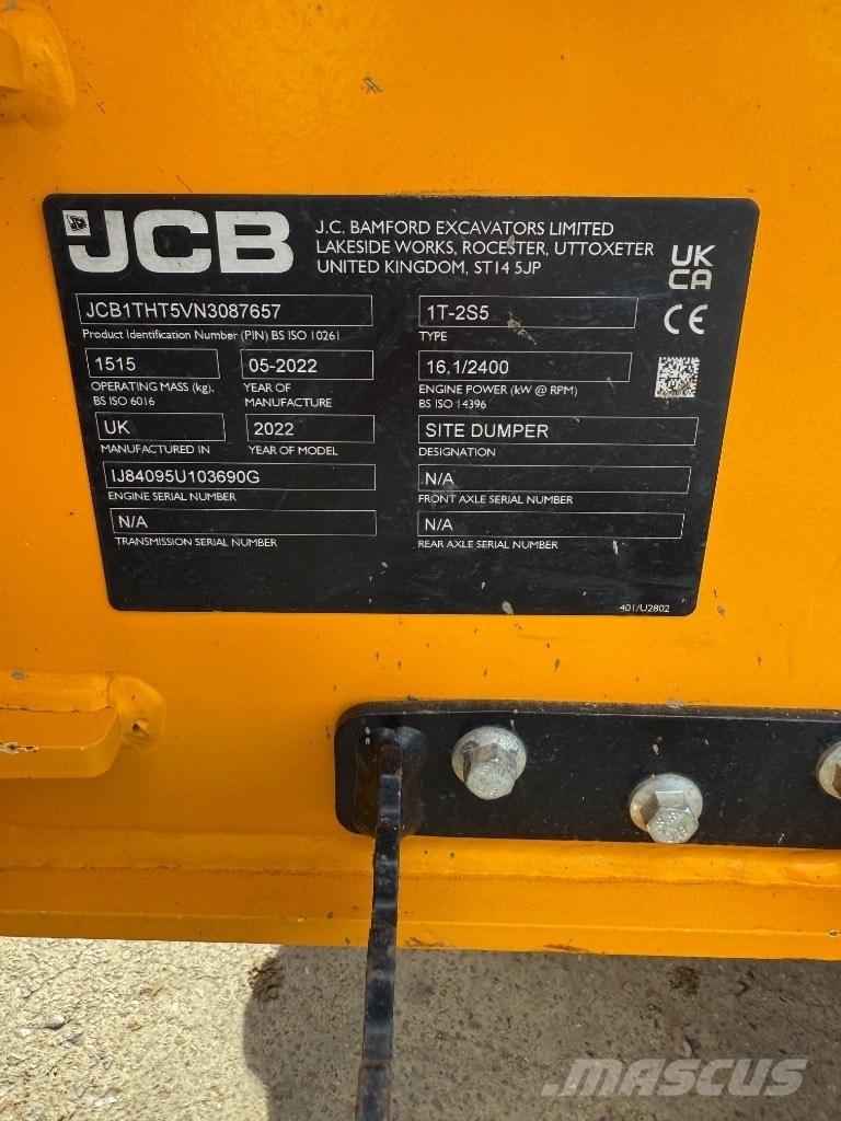 JCB 1 T 側卸礦車