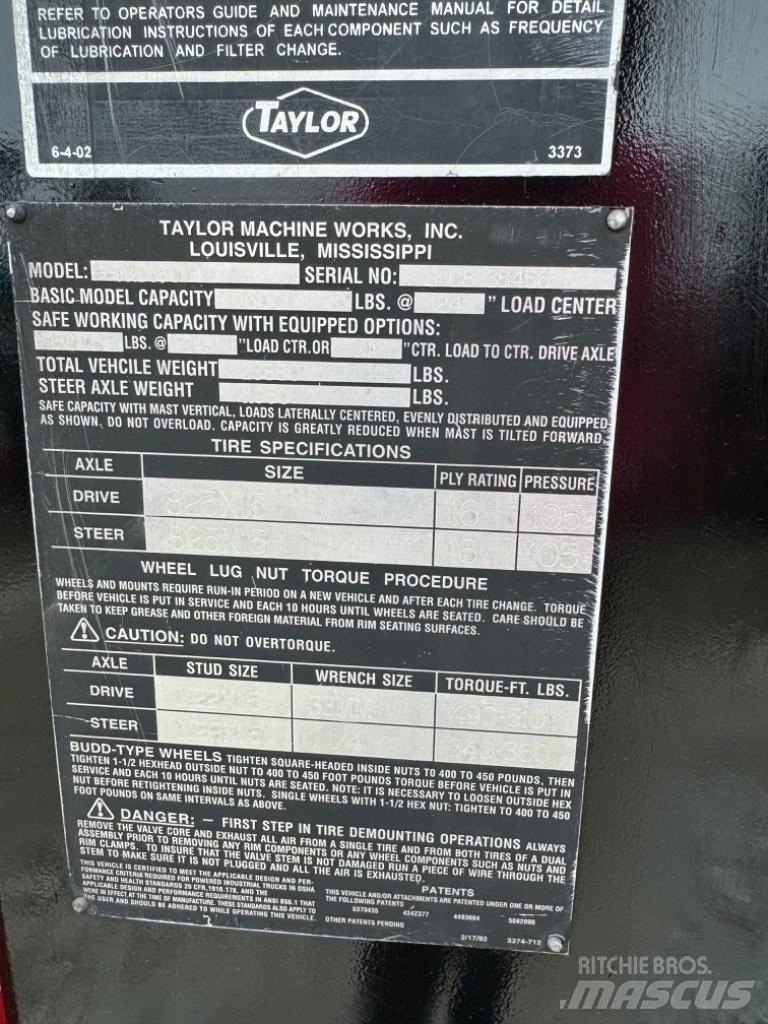 Taylor THD160 堆高機(叉車)-其他
