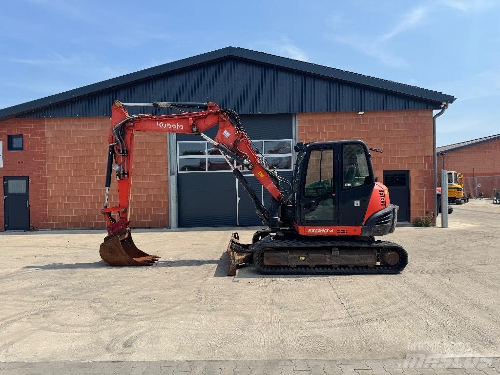 Kubota KX 080-4 中型挖土機/掘鑿機/挖掘機 7t-12t