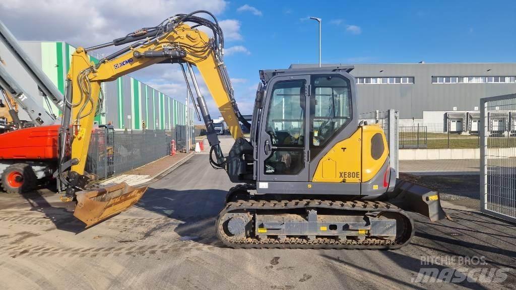 XCMG XE 80 E 中型挖土機/掘鑿機/挖掘機 7t-12t