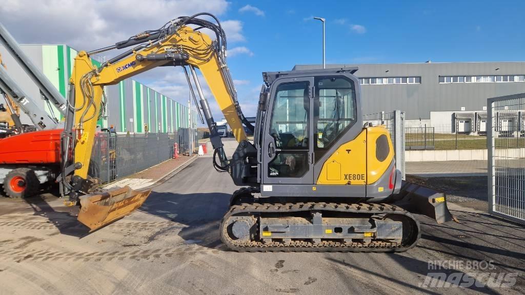 XCMG XE 80 E 中型挖土機/掘鑿機/挖掘機 7t-12t