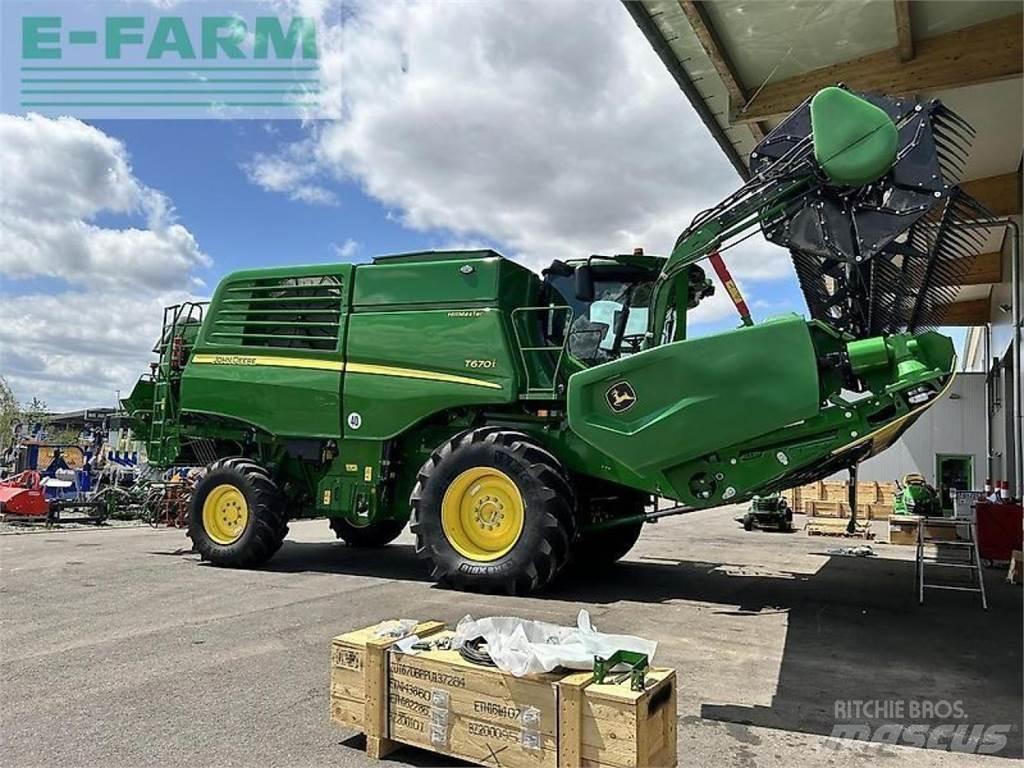 John Deere t670 hm 聯合收穫機
