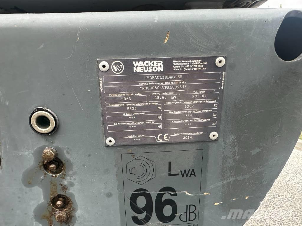 Wacker Neuson 50 Z3 小型挖土機/掘鑿機<7t(小型挖掘機)
