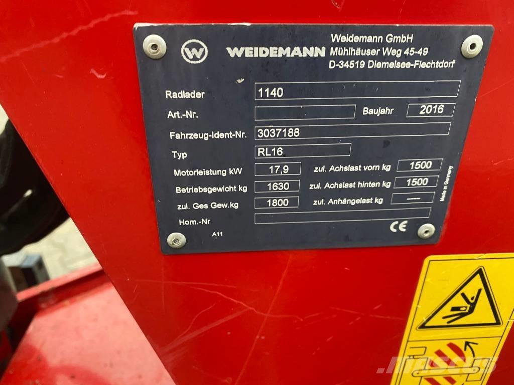 Weidemann 1140 輪胎式裝載機