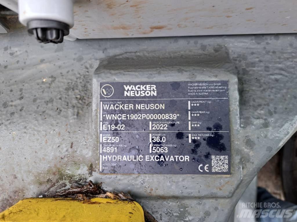 Wacker Neuson EZ50 履帶式 挖土機/掘鑿機/挖掘機