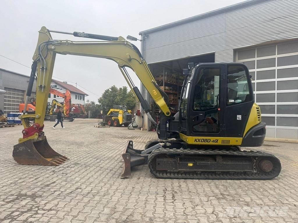 Kubota KX080-4@ 中型挖土機/掘鑿機/挖掘機 7t-12t
