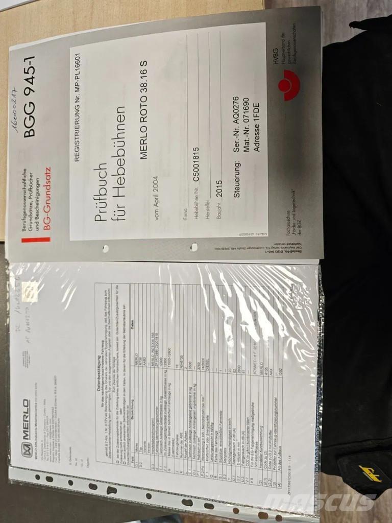 Merlo Roto 38.16S 伸縮臂操作車