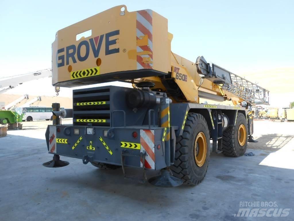Grove RT 650 E 越野起重機