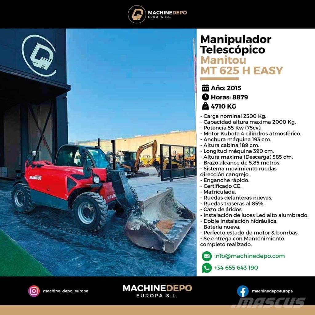 Manitou MT 625 H 伸縮臂操作車