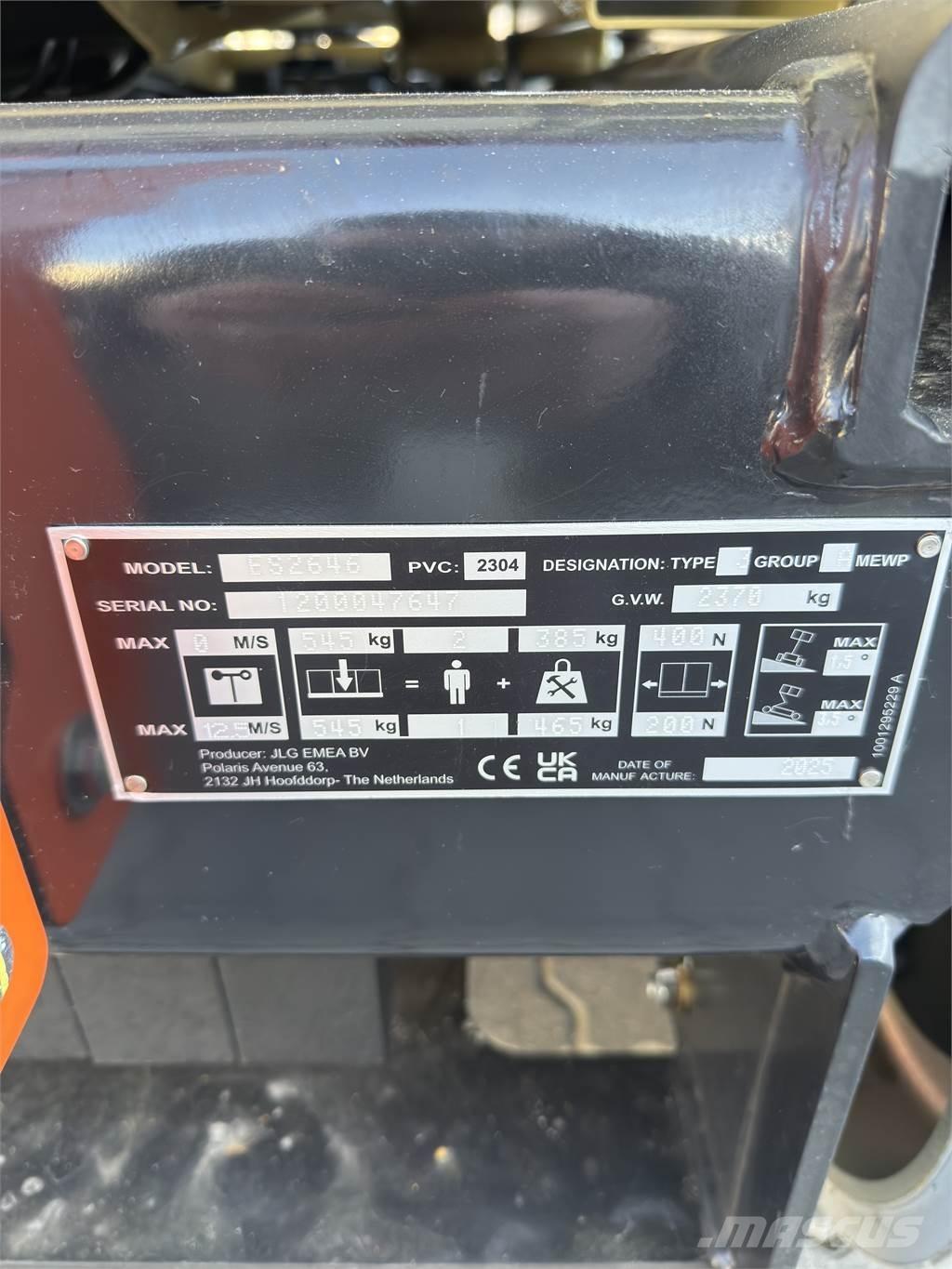 JLG ES2646 剪式升降機