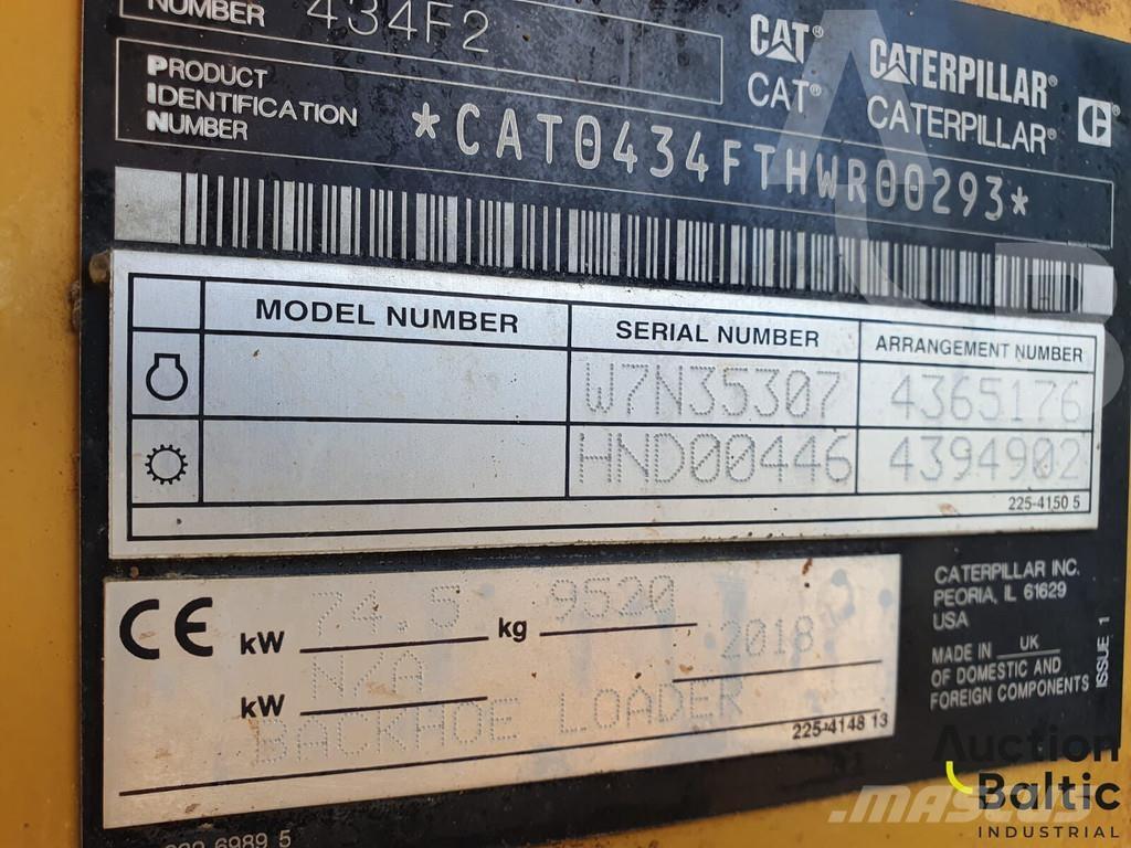 CAT 434 F2 反鏟裝載機
