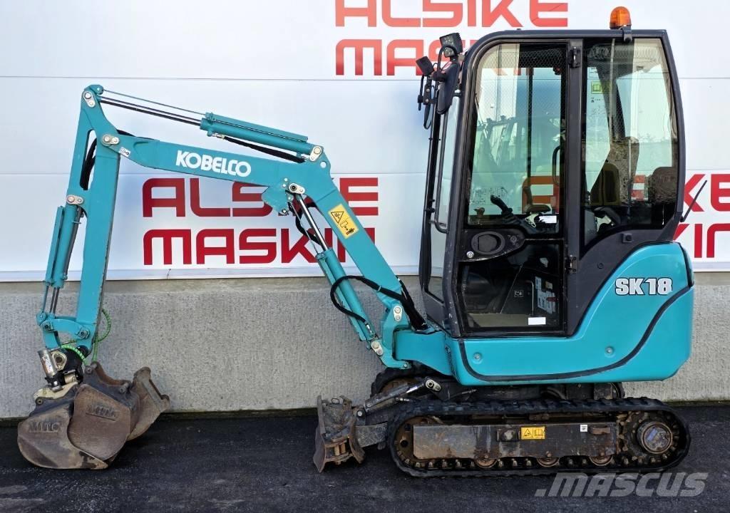 Kobelco SK 18 小型挖土機/掘鑿機<7t(小型挖掘機)