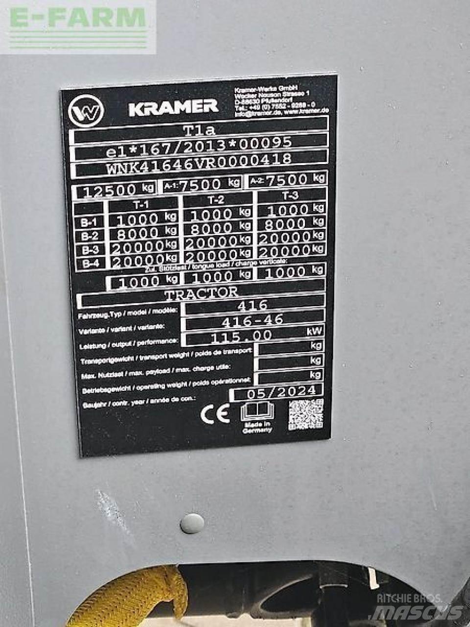 Kramer kt559 農業用伸縮臂裝載機