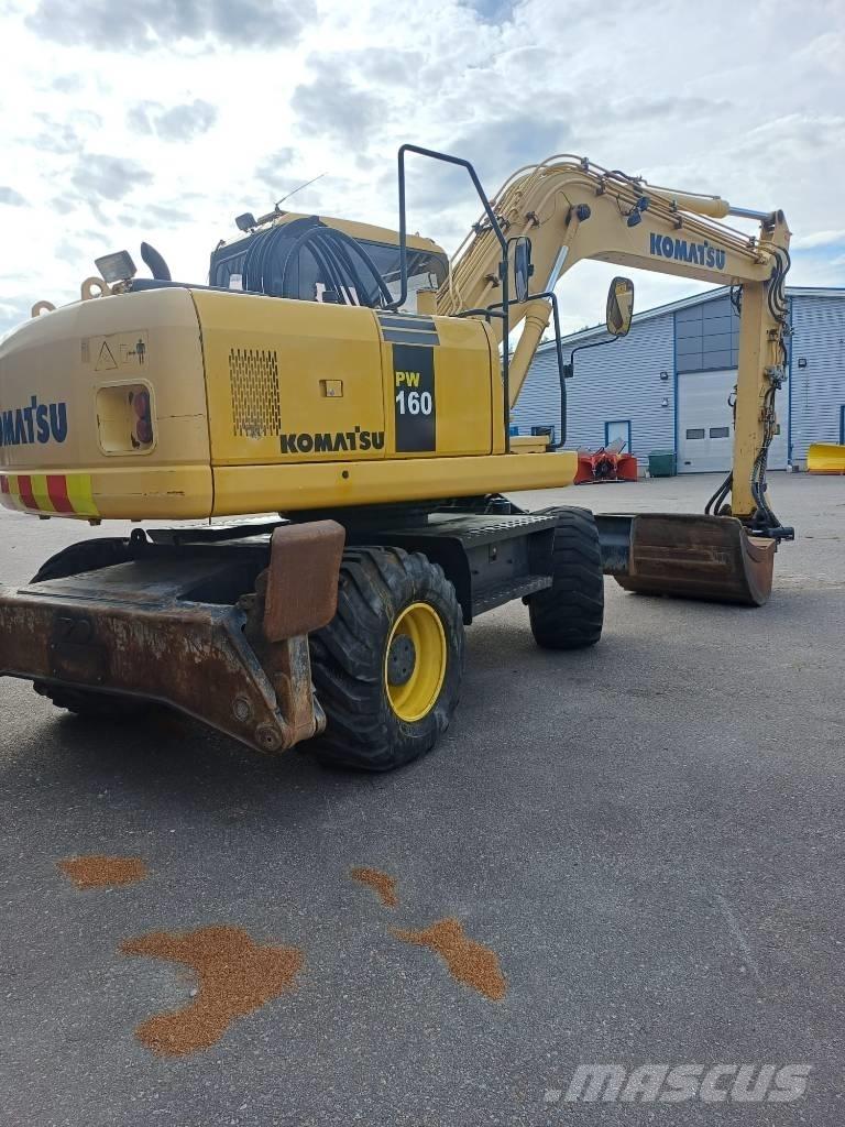 Komatsu PW 160-7-4x4 旋轉式挖土機/掘鑿機/挖掘機
