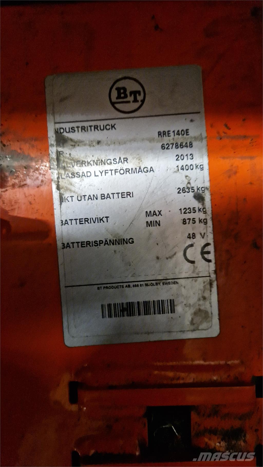 BT RRE140E 前伸式堆高機(叉車)