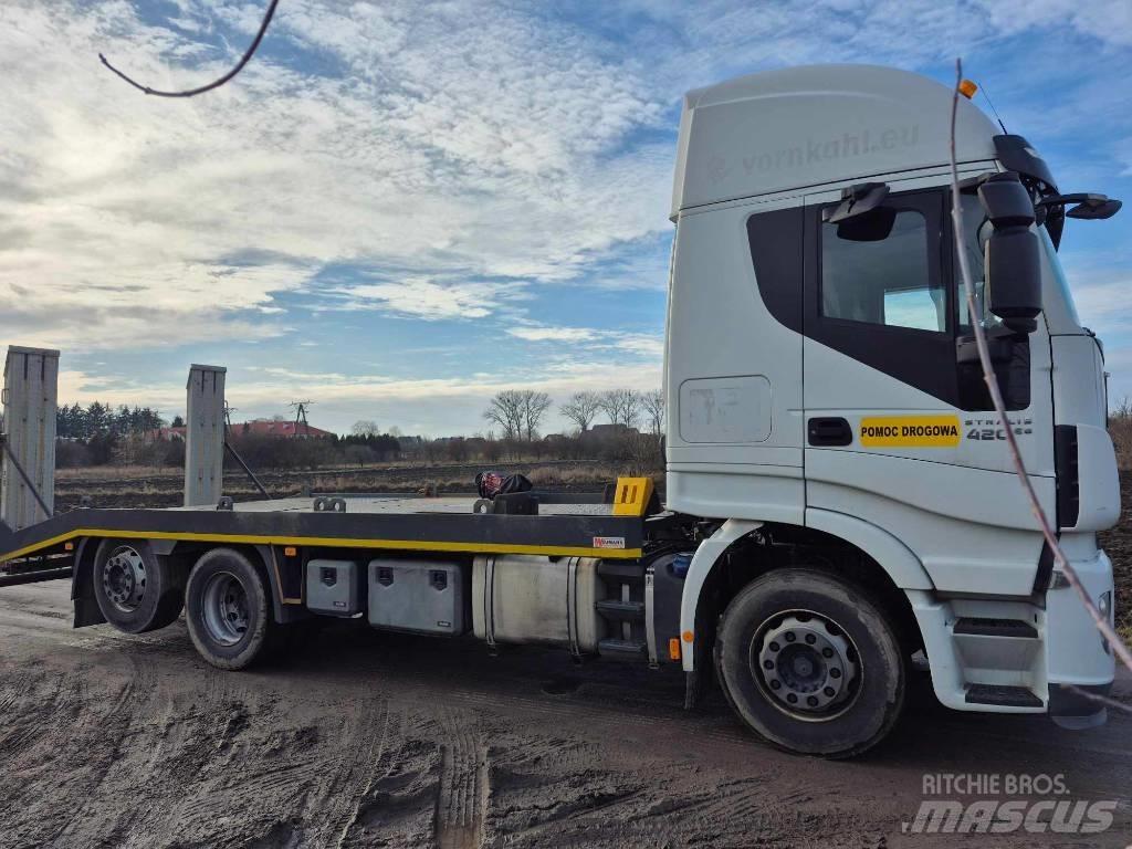 Iveco Stralis 420 平板 / 絞盤 卡車