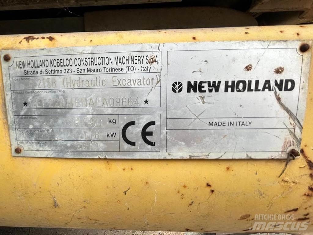 New Holland E215B 特殊挖土機/掘鑿機/挖掘機
