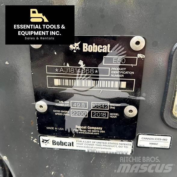 Bobcat E50 小型挖土機/掘鑿機<7t(小型挖掘機)