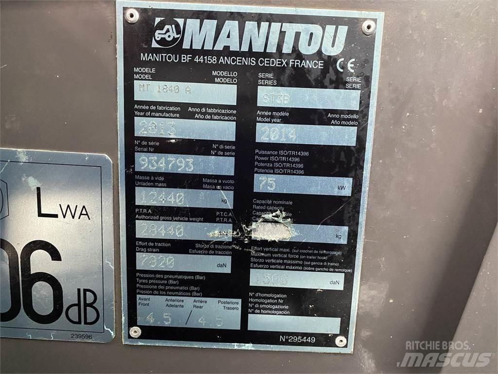 Manitou MT1840A 伸縮臂操作車