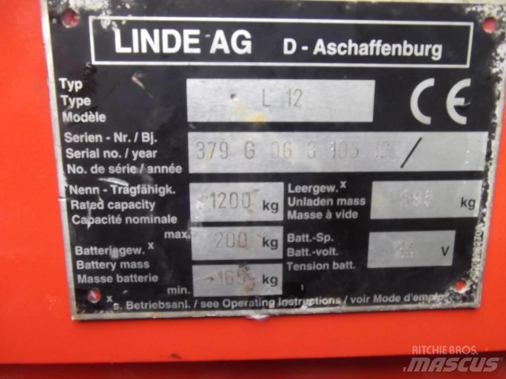 Linde L12 /379/ V-2097 自走式堆積機