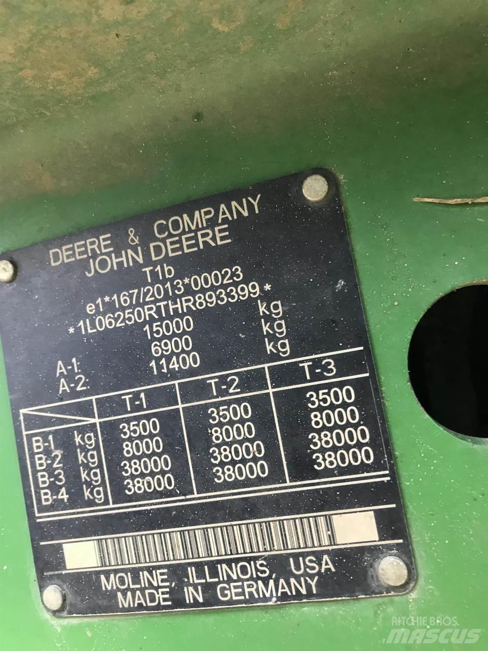 John Deere 6250R 曳引機