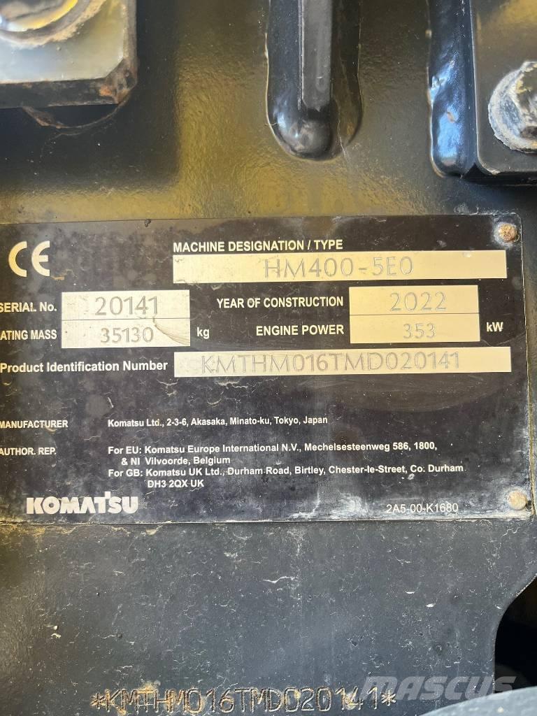 Komatsu HM400-5E0 鉸接式起吊車