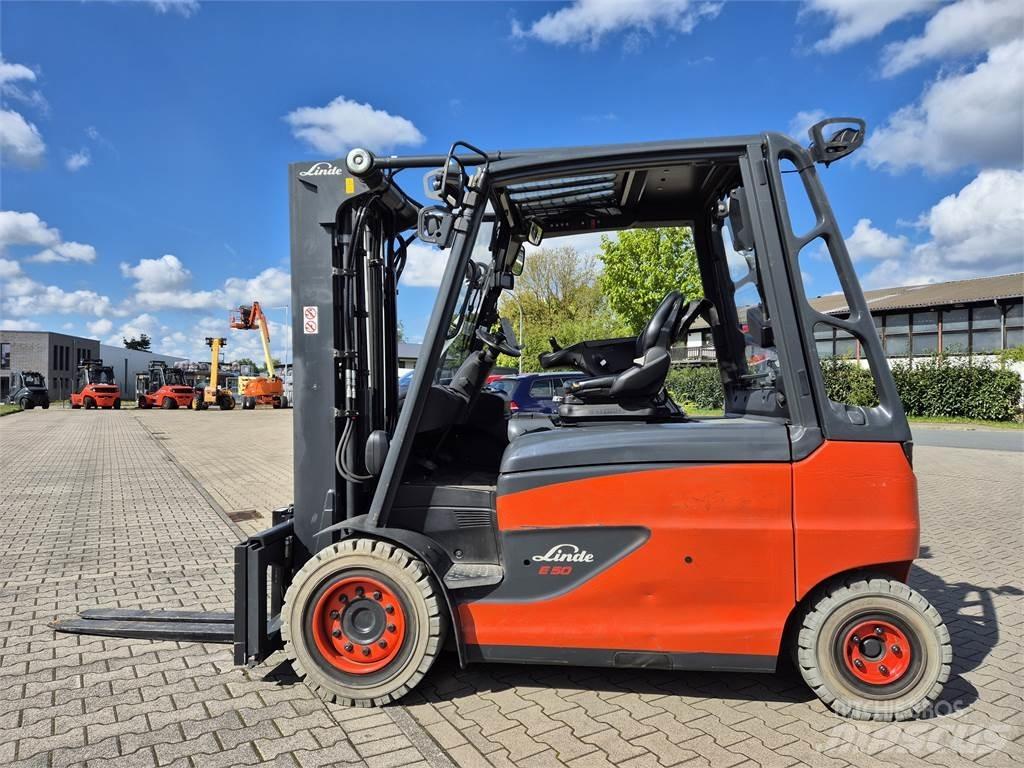 Linde E50HL-01 電動堆高機