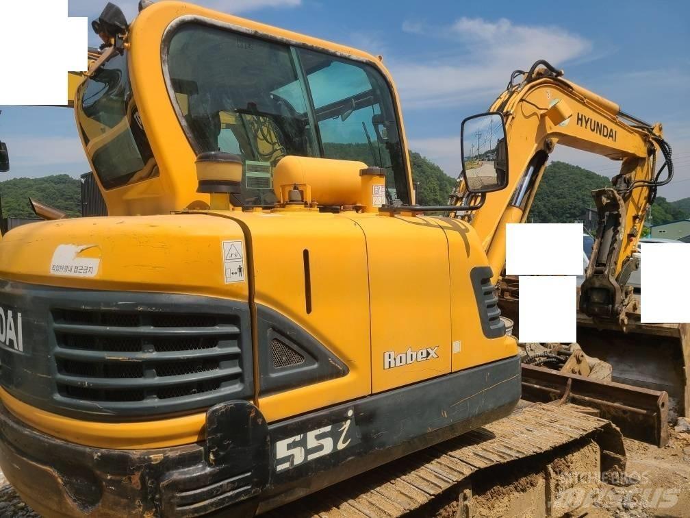 Hyundai Robex 55 小型挖土機/掘鑿機<7t(小型挖掘機)