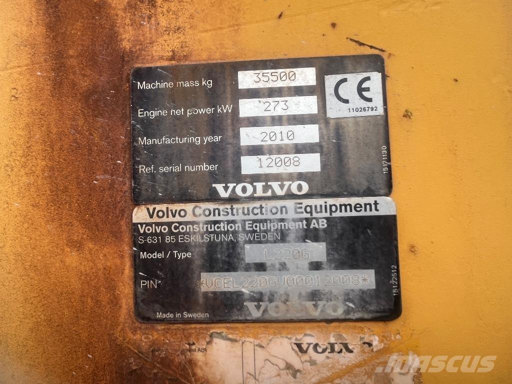 Volvo L 220 G 輪胎式裝載機