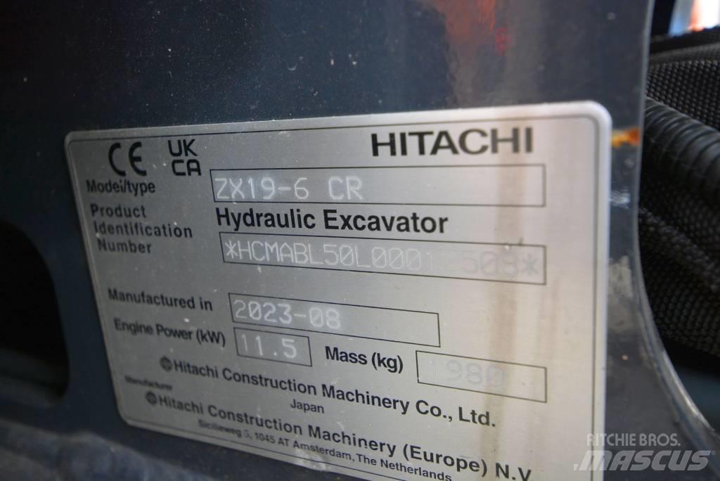 Hitachi ZX 19-6 小型挖土機/掘鑿機<7t(小型挖掘機)