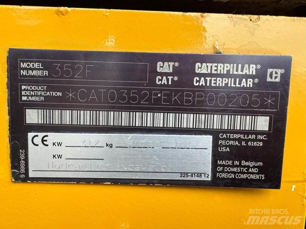 CAT 352F 履帶式 挖土機/掘鑿機/挖掘機