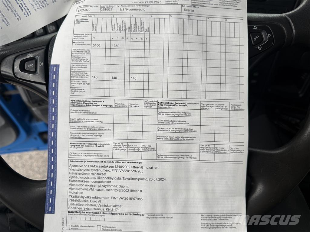 Scania P 410 6X2 起重機卡車