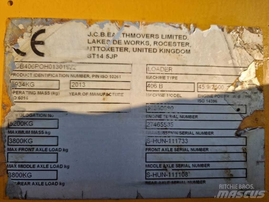 JCB 406 B 輪胎式裝載機