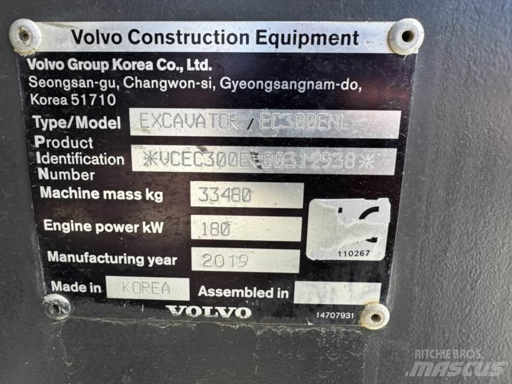 Volvo EC300ENL 履帶式 挖土機/掘鑿機/挖掘機